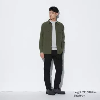 Брюки-чиносы UNIQLO узкого кроя, черный