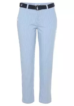 Брюки-чиносы узкого кроя Delmao, темно-синий/голубой