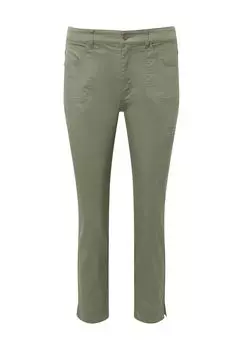 Брюки-чиносы узкого кроя для женщин Adagio, цвет Oliv
