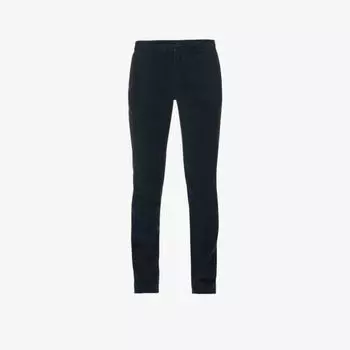 Брюки-чиносы узкого кроя из эластичной ткани с зауженными штанинами Frame, темно-синий