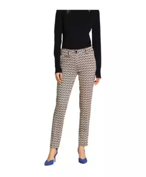 Брюки Чиносы узкого кроя с геометрическим рисунком Mason'S, мультиколор