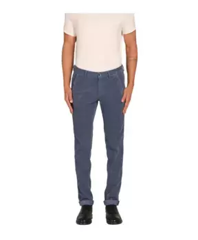 Брюки Чиносы узкого кроя в бархатную полоску Mason'S, синий