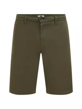 Брюки-чиносы узкого кроя We Fashion, темно-зеленый