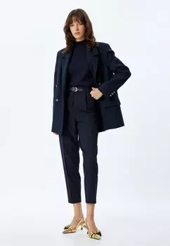 Брюки CIGARETTE Koton, темно-синий