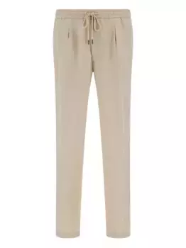 Брюки City с завязками по бокам и вытачками Boggi Milano, нейтральный