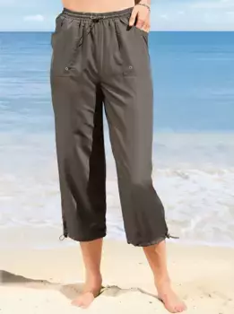 Брюки Classic Basics 7/8, хаки