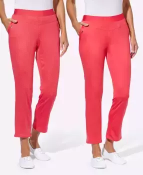Брюки Classic Basics 7/8, коралловый