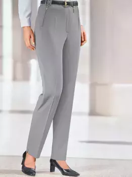 Брюки Classic Basics со складками, серый