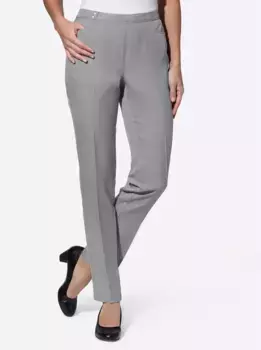 Брюки Classic Basics со складками, серый