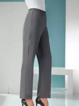 Брюки Classic Basics со складками, серый
