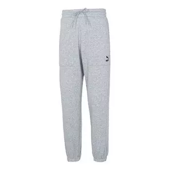 Брюки classic sweatpants 'grey' Puma, серый