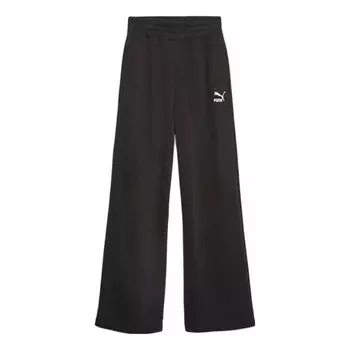 Брюки classics relaxed sweatpants 'black' Puma, черный