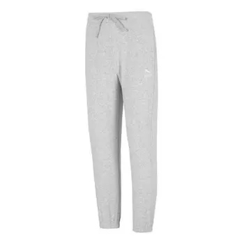 Брюки classics small logo sweatpants 'grey' Puma, серый