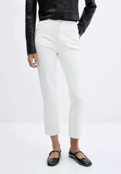 Брюки CLAUDIA Mango, цвет white
