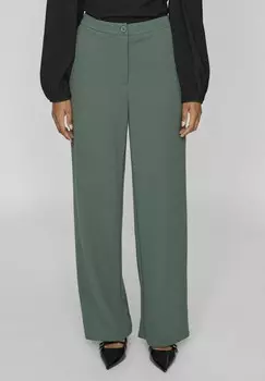 Брюки CLAVA HW VILA, зеленый
