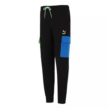 Брюки clsx training cargo pants 'black' Puma, черный