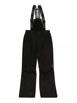 Брюки CMP Regular Workout Pants Salopette, черный