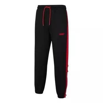 Брюки cny urban traditional pants 'black' Puma, черный