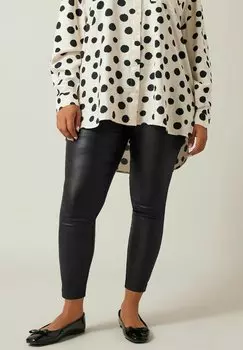 Брюки COATED Evans, черный