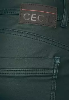 Брюки COATING SLIM FIT Cecil, темно-зеленый