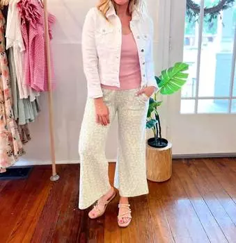 Брюки Cohen в мятном цветочном узоре Known Supply