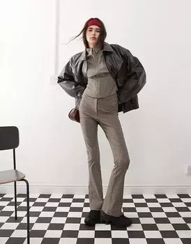 Брюки COLLUSION с заниженной талией в цветную клетку, комплект