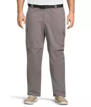 Брюки Columbia Big & Tall Silver Ridge Utility Convertible Pants, цвет City Grey