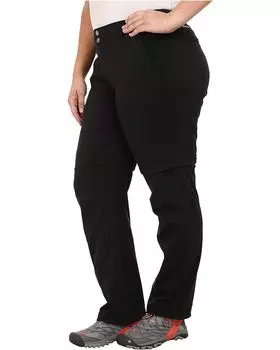 Брюки Columbia Plus Size Saturday Trail II Convertible Pant, черный