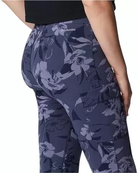 Брюки Columbia Plus Size Trek Leggings, цвет Nocturnal/Pop Flora Tonal