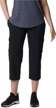 Брюки Columbia Silver Ridge Utility Capris, черный