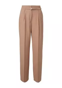 Брюки COMMA Wide leg Pleated Pants, цвет Brocade