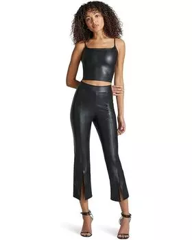 Брюки Commando Faux Leather 7/8 Split Front, черный