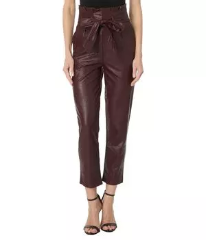 Брюки Commando Faux Leather Paperbag Pants SLG451, цвет Oxblood