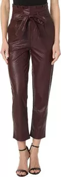 Брюки Commando Faux Leather Paperbag Pants SLG451, цвет Oxblood