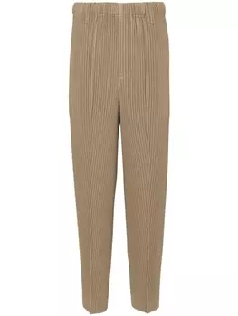 Брюки Compleat со складками Homme Pliss Issey Miyake, бежевый