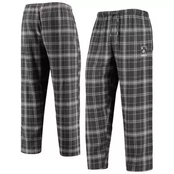 Брюки Concepts Sport Brooklyn Nets, угольный