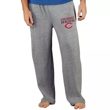 Брюки Concepts Sport Cincinnati Reds, серый