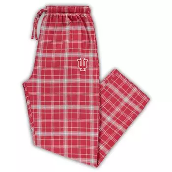 Брюки Concepts Sport Indiana Hoosiers, малиновый