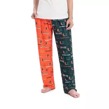 Брюки Concepts Sport Miami Hurricanes, зеленый