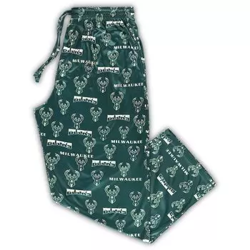 Брюки Concepts Sport Milwaukee Bucks, зеленый