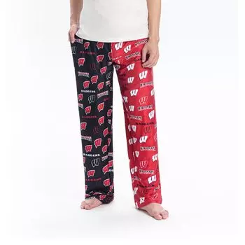 Брюки Concepts Sport Wisconsin Badgers, красный