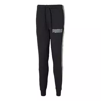 Брюки contrast pants 'black' Puma, черный