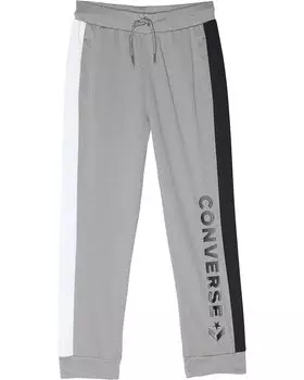 Брюки Converse Asymmetrical Color-Block Pants, цвет Dark Grey Heather