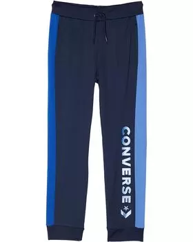 Брюки Converse Asymmetrical Color-Block Pants, цвет Obsidian