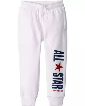 Брюки Converse Fleece All Star Logo Joggers, белый