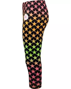 Брюки Converse Print Capri Leggings, черный