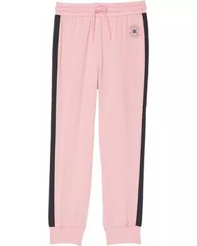 Брюки Converse Wordmark Satin Track Pants, цвет Coastal Pink