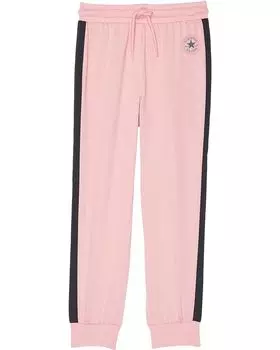 Брюки Converse Wordmark Satin Track Pants, цвет Coastal Pink