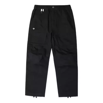 Брюки convertible pants 'black' Converse, черный