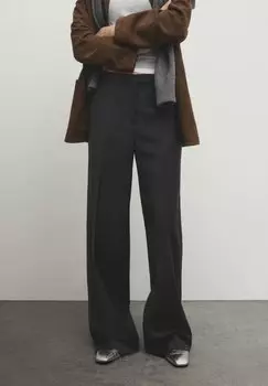 Брюки Cool Massimo Dutti, черный